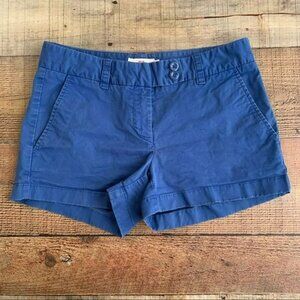 Vineyard vines womens blue khaki shorts - 0